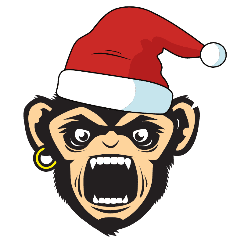 Xmas Monkey Png