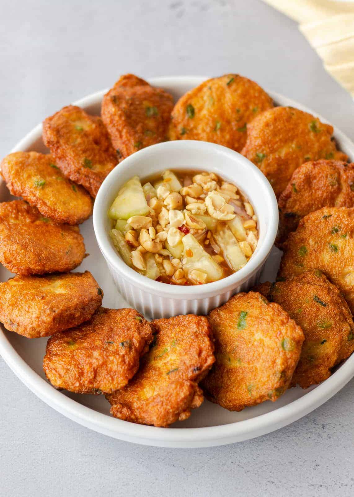 Tod Mun Pla- Thai Fish Cake - Thai Caliente Thai Recipes Tod Mun Pla- Thai Fish Cake - Thai Caliente Thai Recipes