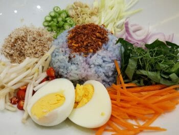 thai southern food, thai food, rice